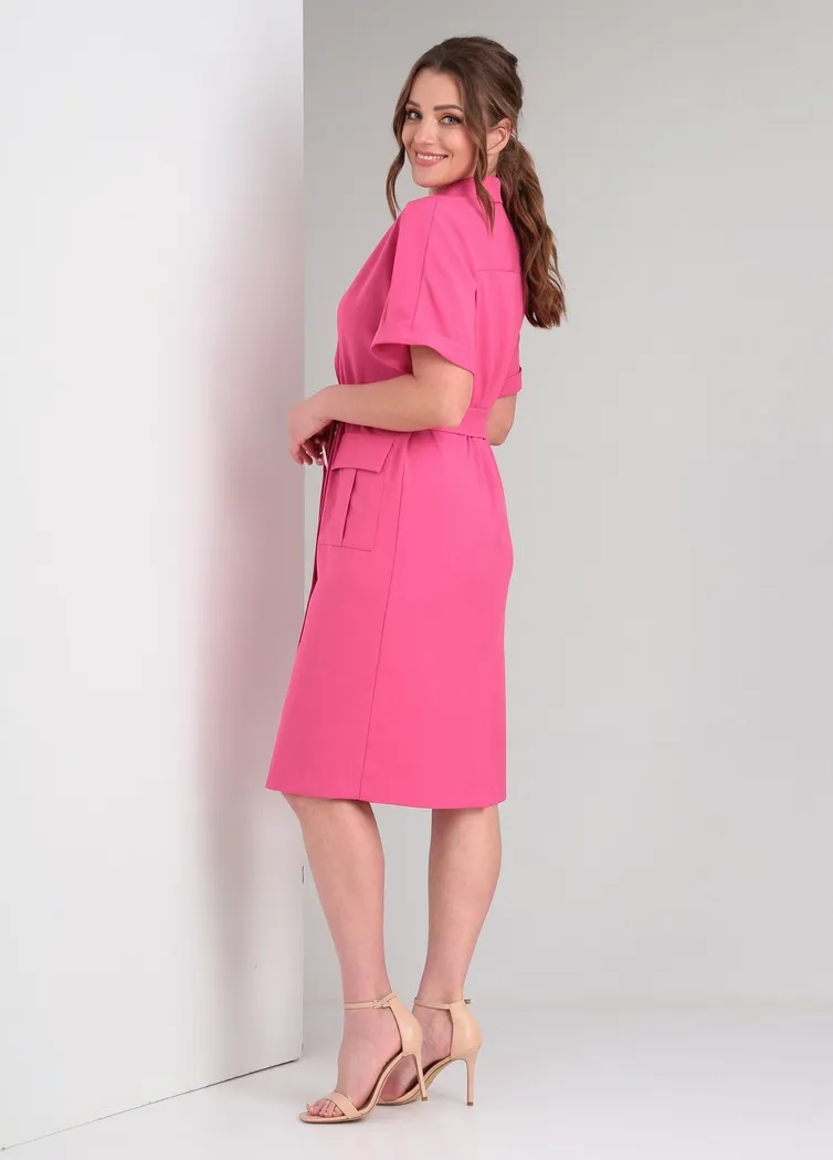 Sukienka Vilena-fashion #812 fuksiya