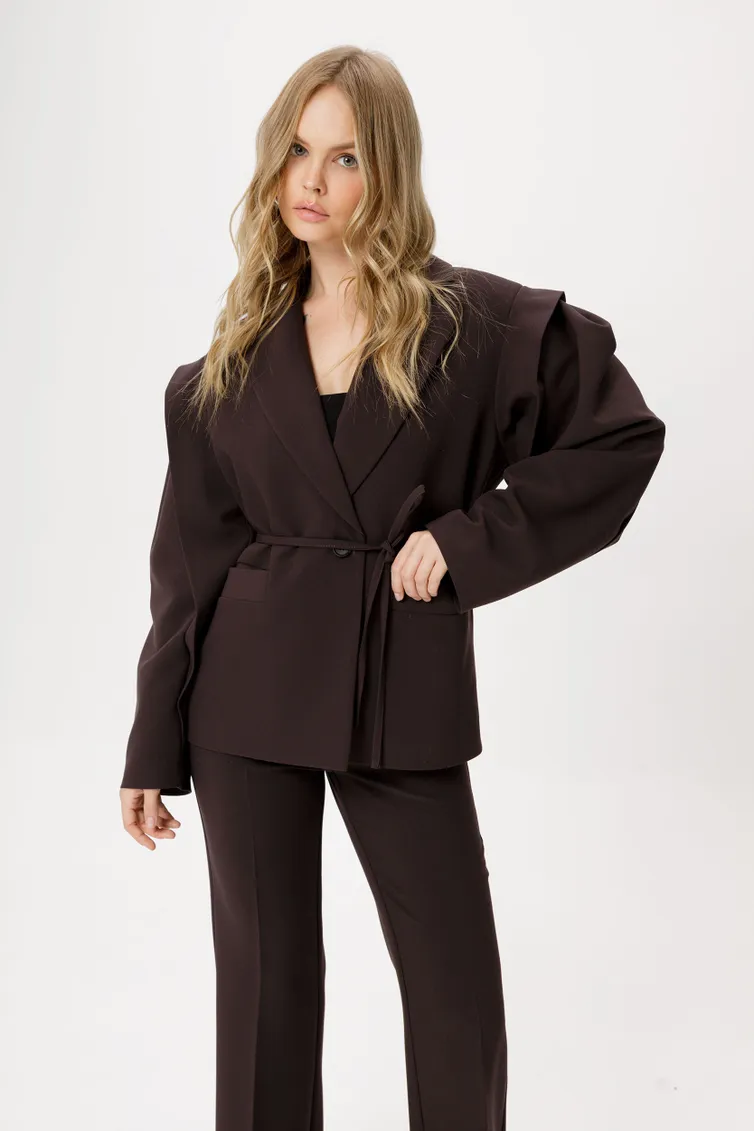 Blazer Pirs #6409 korichnevyj