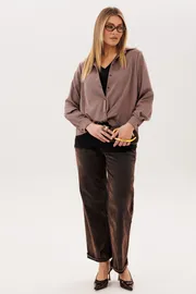 Blouse Anelli Laurel #1663 poceluj kapuchino
