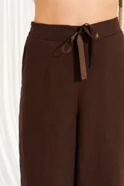 Trousers Elletto Life #2384 korichn