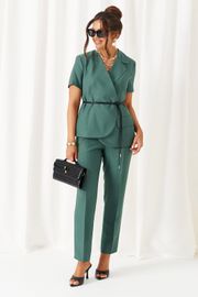 Костюм Beautiful & Free арт. 6451 бутылочно-зелёный