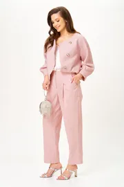 Костюм Michel Chic арт. 1450 жемчужно-розовый