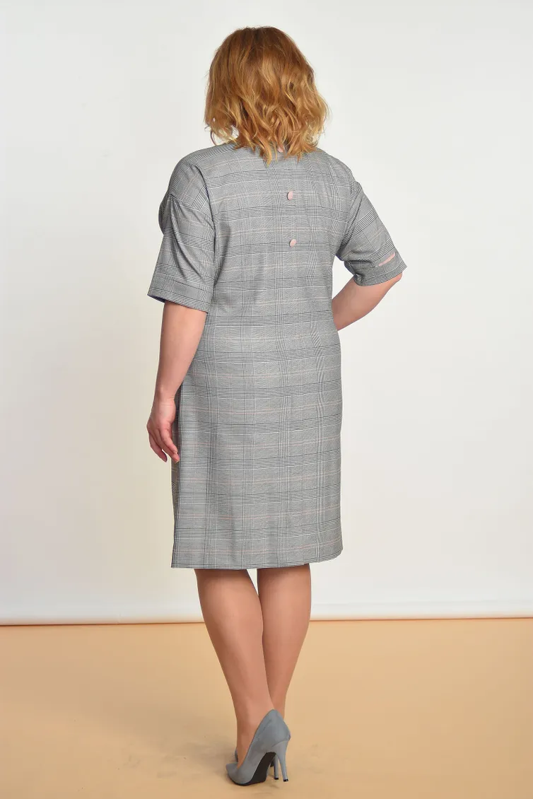 Sukienka Lady Style Classic #926 ser+roz kl