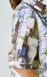 Блуза БелЭльСтиль 881-336 голубой дизайн