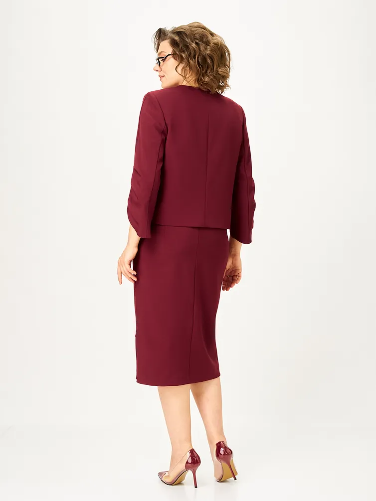 Garnitur Vilena-fashion #1126 burgundi