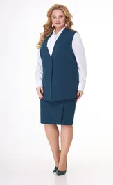 Жилет Anelli Laurel 1037 бирюза