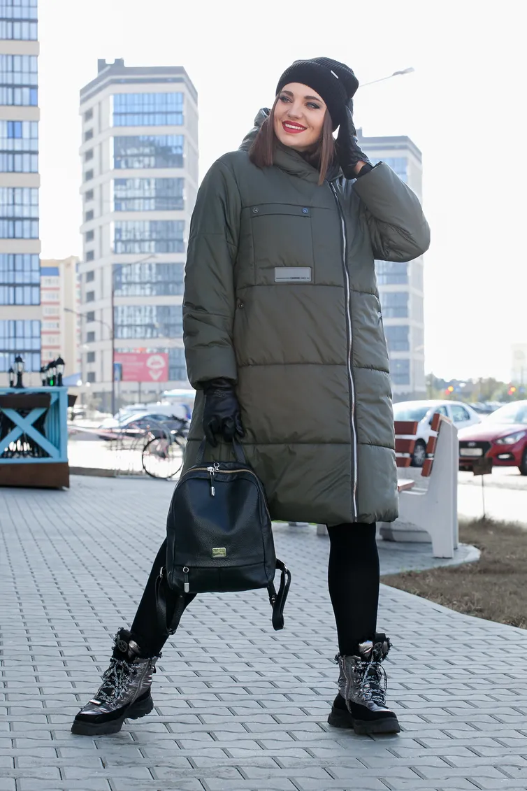 Coat LS #8278 xaki