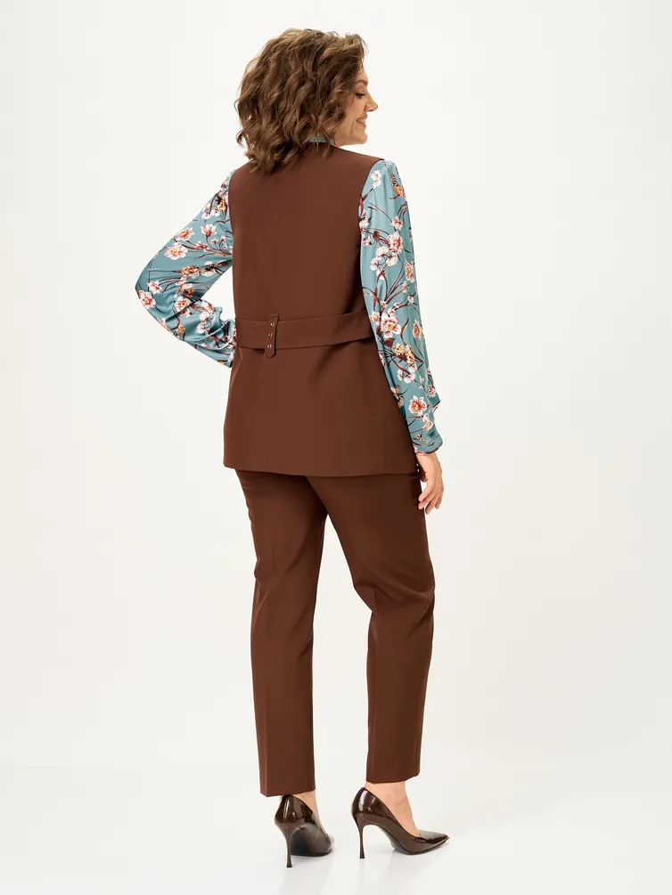 Garnitur Vilena-fashion #1146 shokolad
