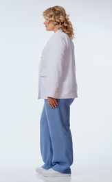 Костюм OVERYOU 246/1 белый с голубым