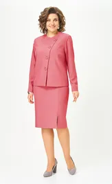 Suit Vilena-fashion 1142 korall