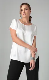 Блузка BLISS 8700 Молоко CAMILE
