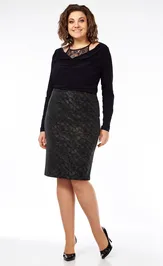 Skirt Klever 0262 mramornyj