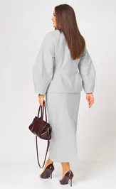 Жакет V&N fashion 1048 серый