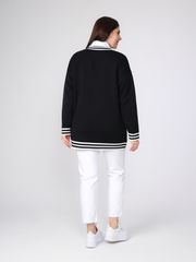 Кардиган BONADI арт. 1884 черно-белый