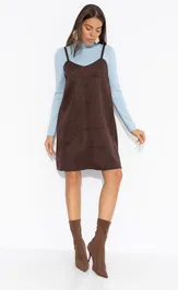 Dress CHARUTTI Stilnyj interes (korichnevyj)