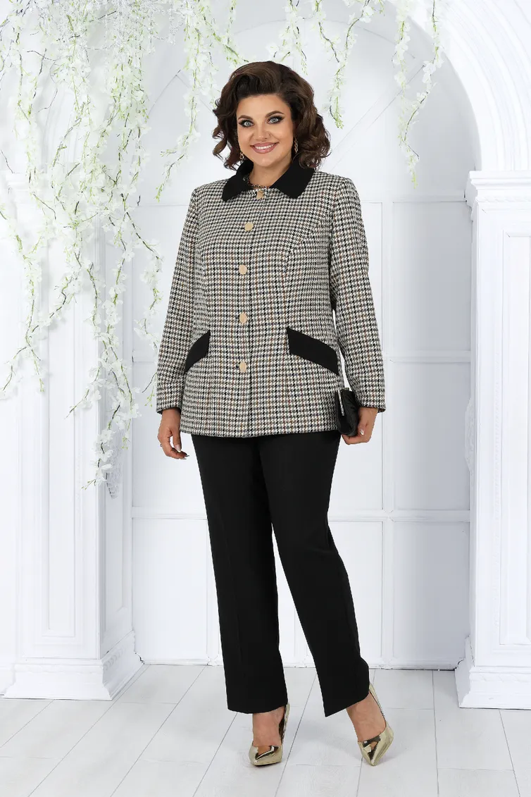 Garnitur Ninele #6015 gusinaya lap + chern