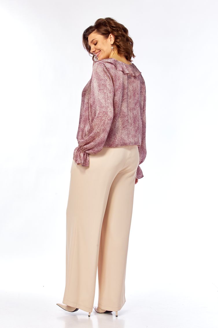 Blouse Olga Style #S889 bordovyj