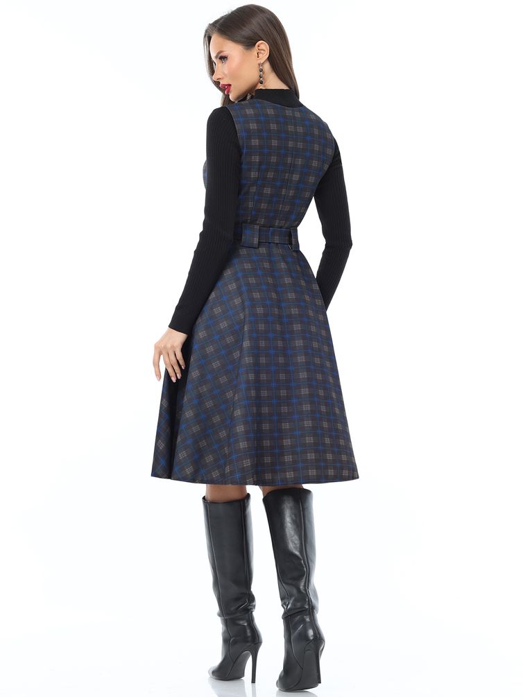 Платье DS Trend арт. С-0255 (Деловой квартал, нью клетка)