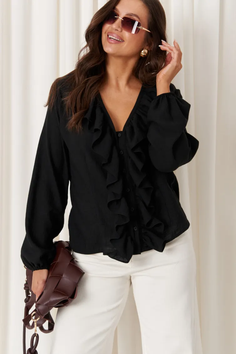 Bluzka PND #87047 chernyj