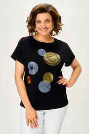 Блузки, туники Rumoda арт. 2239 (короткий рукав) черный
