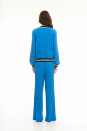 Trousers Elema #3K-1161 goluboj 164