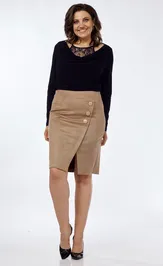 Skirt Klever 0391 bezh