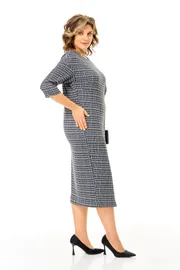 Sukienka Michel Chic #2190/1 fakturnaya kletka