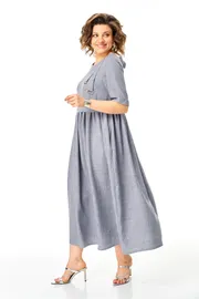 Sukienka Michel Chic #2132/1 seryj kvarc