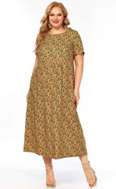 Dress LadyThreeStars 2681 yantarnyj