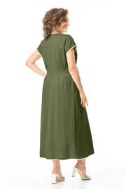 Sukienka VI ORO #VR-1258 olivka