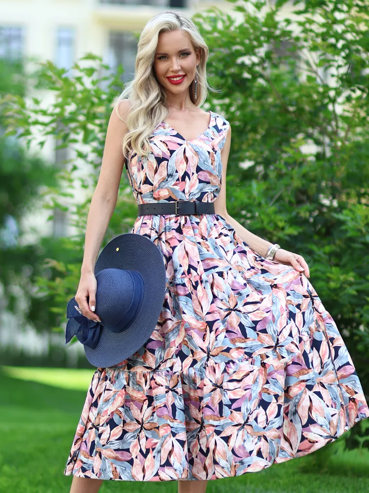 Dress DS Trend #YuS-1070 (Vozmutitelno krasivo, yarkaya nyu)
