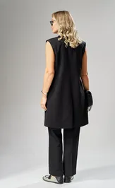Waistcoat Ava fashion M-242 chernyj