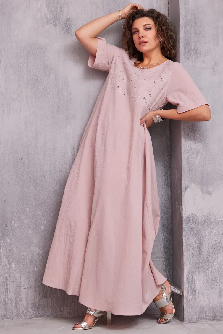 Sukienka BegiModa #1049 pylnaya roza