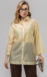 Блузка Romgil РТ0159-ВИ4 сливочный