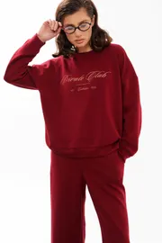 Skoczek Panda #14340 bordovyj