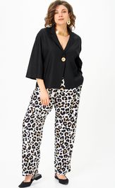 Suit SOVA 11332 chernyj- leopard