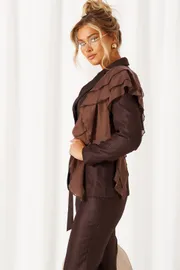 Suit Beautiful & Free #6502 shokoladnyj