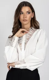 Блузка VIZAVI 718 молочный