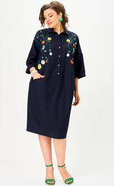 Платье SOVA 11318 синий