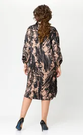 Dress Соломея Люкс 961 kapuchino
