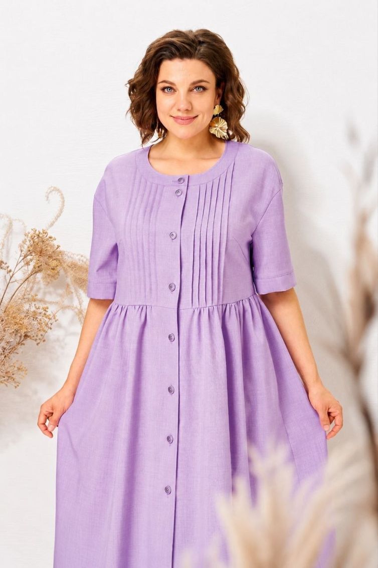 Sukienka Anastasia MAK #1095-1 sirenevyj