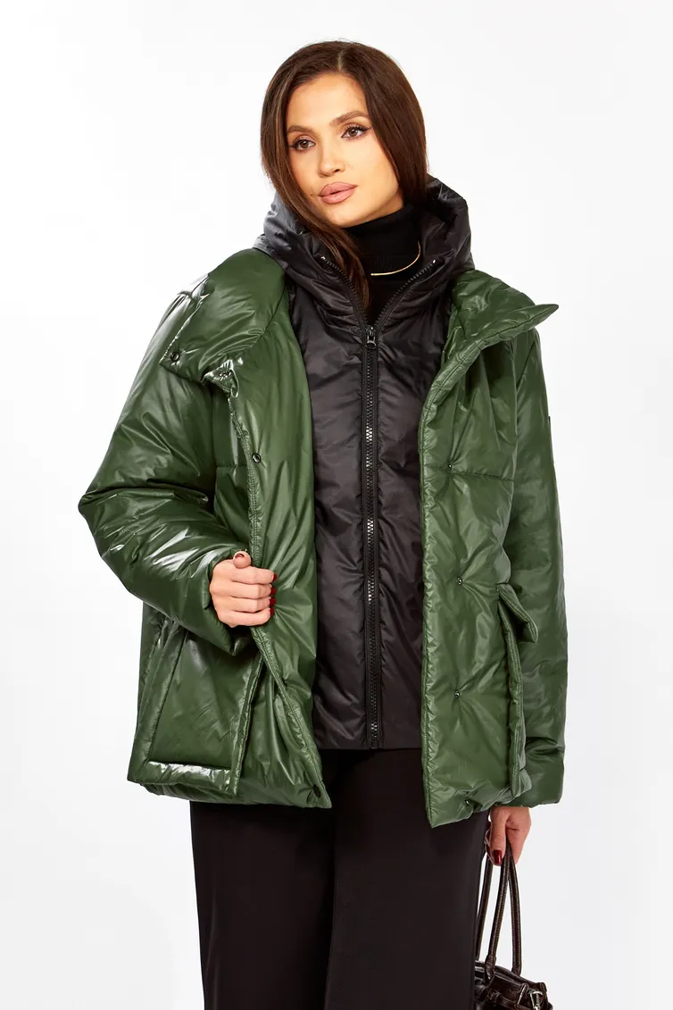 Kurtka LS #7297 nefritovyj