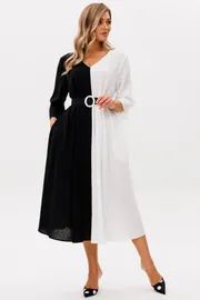 Dress Anastasia #1243.1 cherno-belyj