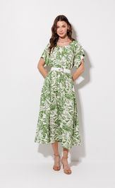 Платье Люше 4381 зеленый