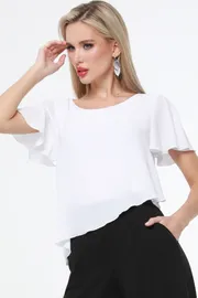 Bluzka DS Trend #B-2146 (Vse legko i prosto, vajt)