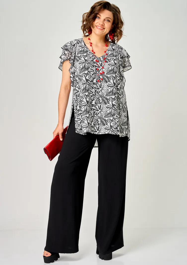 Blouse EVA GRANT #0145 ch-b