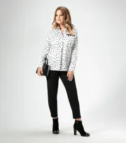 Блузка Panda арт. 456740 бело-черн