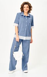 Костюм Vilena-fashion 1156 голубой