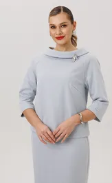 Костюм Anastasia 1163 серо-гол