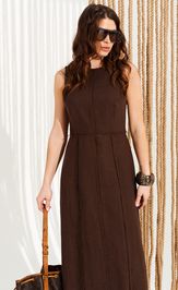 Платье Elletto Life 11124 коричневый